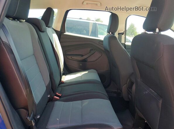 1FMCU0F70KUB76544 2019 FORD ESCAPE Blue Rear interior view