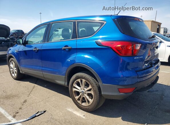1FMCU0F70KUB76544 2019 FORD ESCAPE Blue Rear left