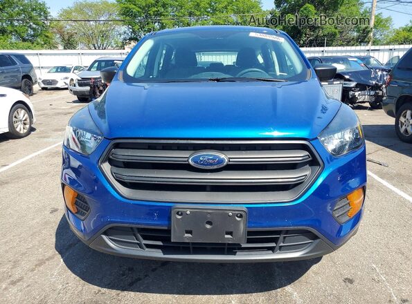1FMCU0F70KUB76544 2019 FORD ESCAPE Blue Front view