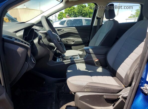 1FMCU0F70KUB76544 2019 FORD ESCAPE Blue Front interior view