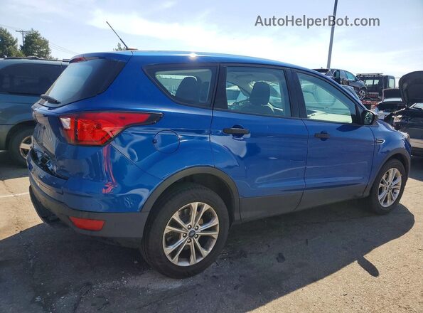 1FMCU0F70KUB76544 2019 FORD ESCAPE Blue Rear right