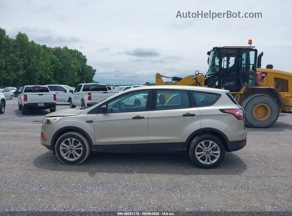 1FMCU0F71HUE22171 2017 FORD ESCAPE Gold უკანა სალონის ხედი