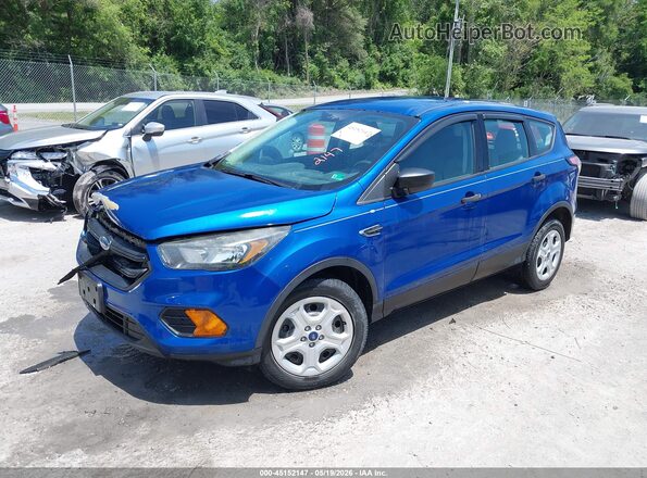 1FMCU0F71JUA01931 2018 FORD ESCAPE Blue Vista tres cuartos delantera izquierda