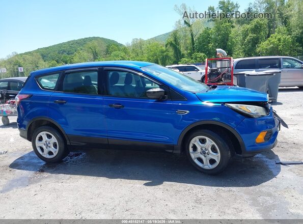 1FMCU0F71JUA01931 2018 FORD ESCAPE Blue Vista interior trasera