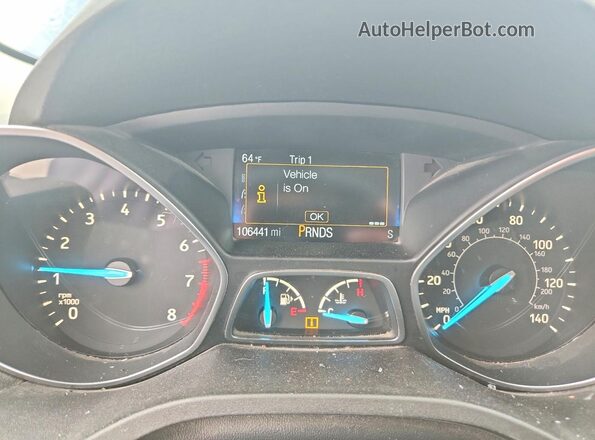 1FMCU0F71KUA05009 2019 FORD ESCAPE Blue 