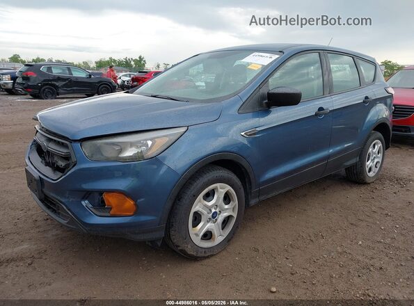 1FMCU0F72JUC30456 2018 FORD ESCAPE Blue წინა მარცხენა ხედი სამი მეოთხედიდან