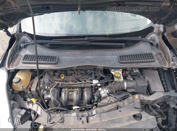 1FMCU0F73HUD56514 2017 FORD ESCAPE Black Вид ззаду