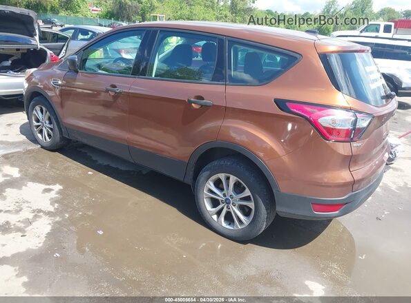 1FMCU0F74HUD91322 2017 FORD ESCAPE Brown Tył lewy