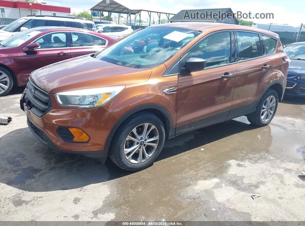 1FMCU0F74HUD91322 2017 FORD ESCAPE Brown Przód lewy