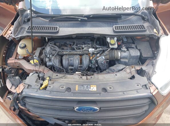1FMCU0F74HUD91322 2017 FORD ESCAPE Brown Widok z tyłu