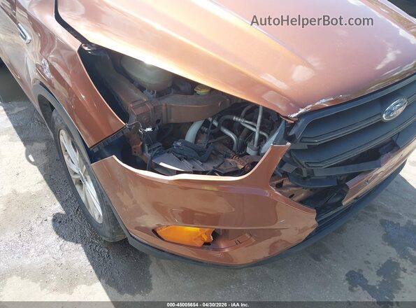 1FMCU0F74HUD91322 2017 FORD ESCAPE Brown Widok z przodu