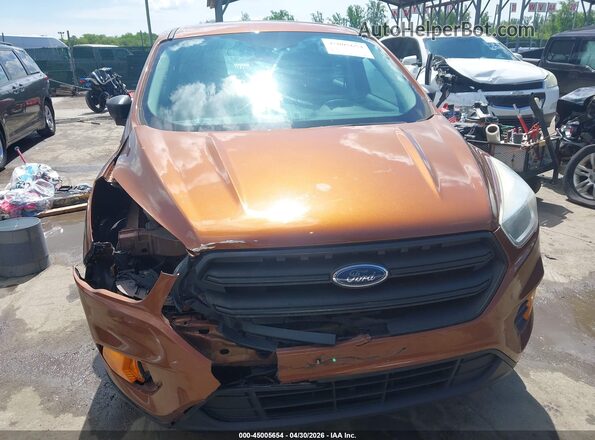 1FMCU0F74HUD91322 2017 FORD ESCAPE Brown Widok wnętrza z tyłu