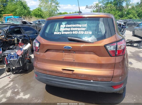 1FMCU0F74HUD91322 2017 FORD ESCAPE Brown 