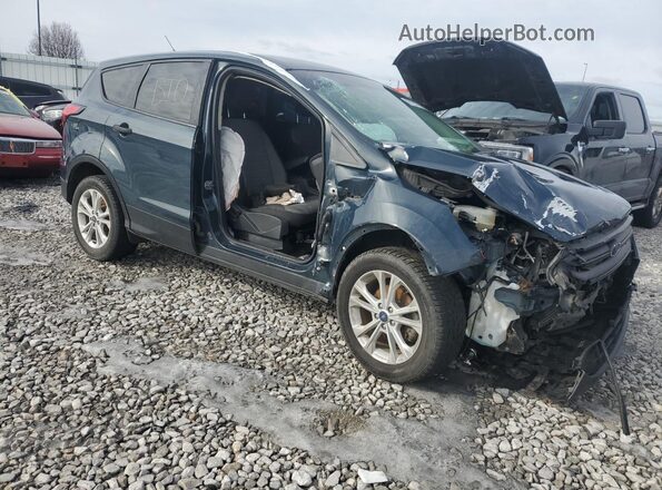 1FMCU0F74KUB78314 2019 FORD ESCAPE Синий Передняя правая четверть