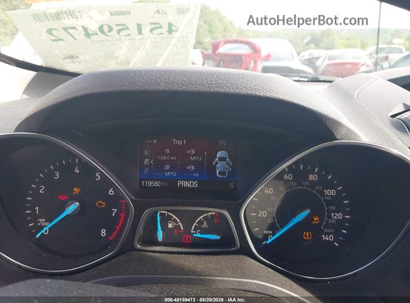 1FMCU0F74KUB95310 2019 FORD ESCAPE White Вид задніх сидінь