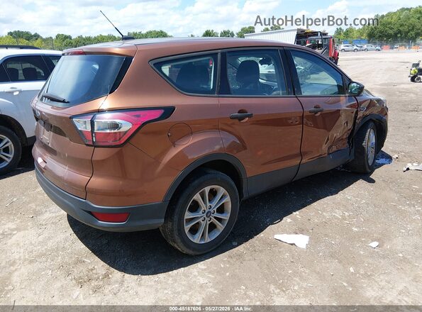 1FMCU0F75HUE12579 2017 FORD ESCAPE Orange 