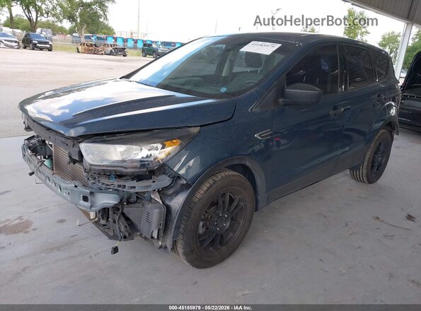 1FMCU0F75KUB47895 2019 FORD ESCAPE Синий Передняя левая четверть