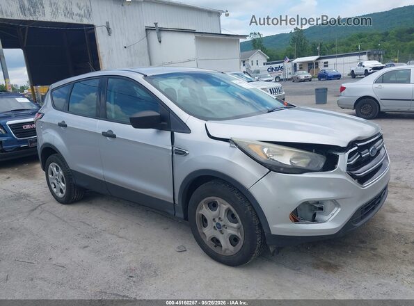 1FMCU0F76JUA48162 2018 FORD ESCAPE Silver Front view