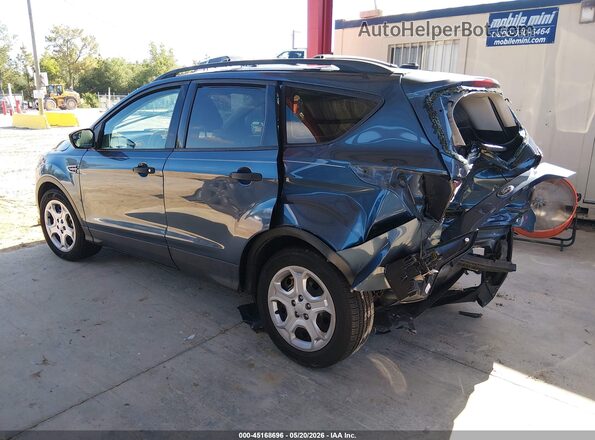 1FMCU0F76JUB20610 2018 FORD ESCAPE Синий Задняя левая четверть