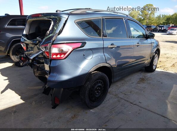 1FMCU0F76JUB20610 2018 FORD ESCAPE Синий Задняя правая четверть