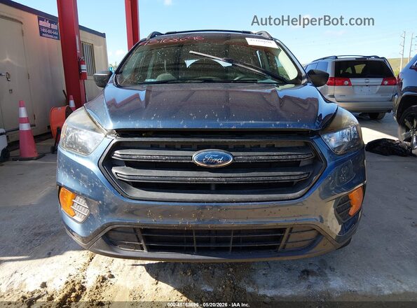 1FMCU0F76JUB20610 2018 FORD ESCAPE Синий Вид задней части салона