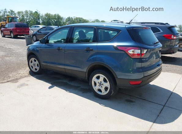 1FMCU0F76JUB81214 2018 FORD ESCAPE Blue Tył lewy