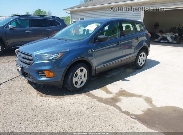 1FMCU0F76JUB81214 2018 FORD ESCAPE Blue Przód lewy