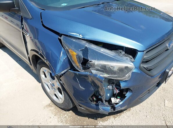 1FMCU0F76JUB81214 2018 FORD ESCAPE Blue Widok z przodu