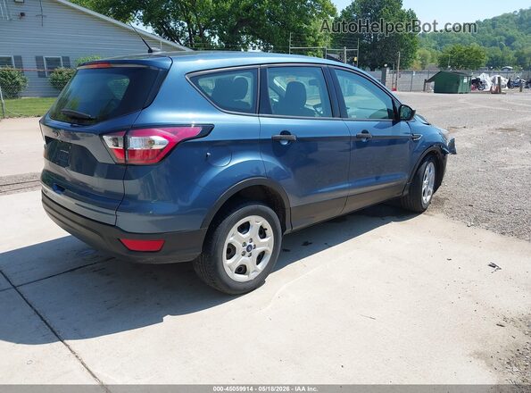 1FMCU0F76JUB81214 2018 FORD ESCAPE Blue Tył prawy