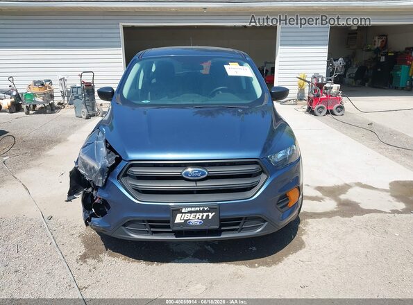 1FMCU0F76JUB81214 2018 FORD ESCAPE Blue Widok wnętrza z tyłu