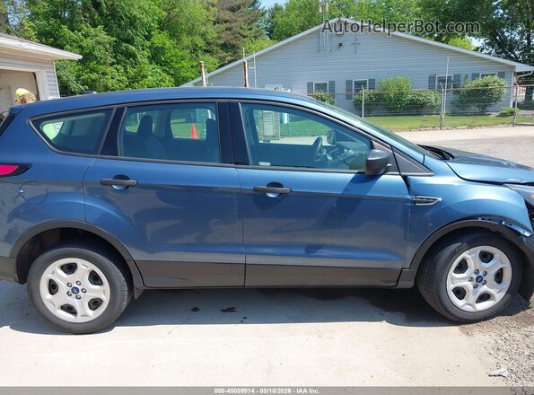 1FMCU0F76JUB81214 2018 FORD ESCAPE Blue Widok wnętrza 360 stopni