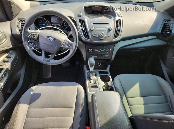 1FMCU0F79JUA16452 2018 FORD ESCAPE Серый Вид панели приборов