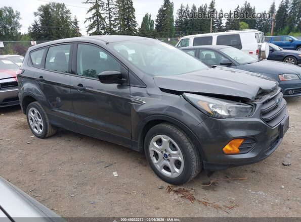 1FMCU0F79JUA24972 2018 FORD ESCAPE Gray 