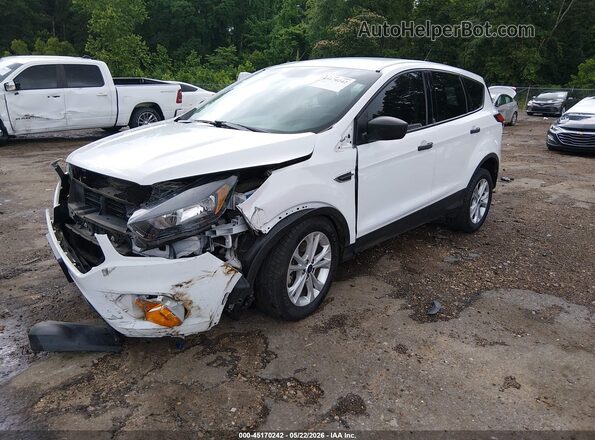 1FMCU0F79KUB94508 2019 FORD ESCAPE White წინა მარცხენა ხედი სამი მეოთხედიდან