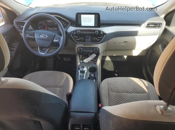 1FMCU0G60LUB43339 2020 FORD ESCAPE Blue Widok deski rozdzielczej