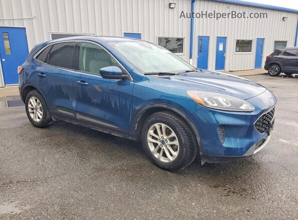 1FMCU0G61LUB43379 2020 FORD ESCAPE Синий Передняя правая четверть