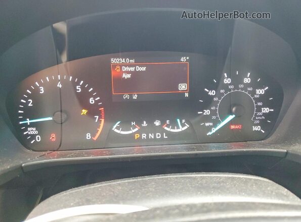 1FMCU0G61LUB43379 2020 FORD ESCAPE Синий Вид щитка приборов