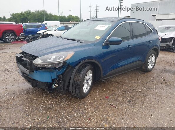 1FMCU0G64LUA31434 2020 FORD ESCAPE Blue Передня ліва чверть