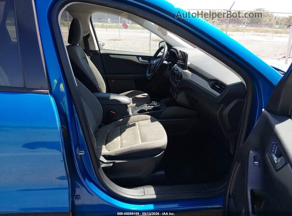 1FMCU0G64MUB01483 2021 FORD ESCAPE Blue Вид салону спереду