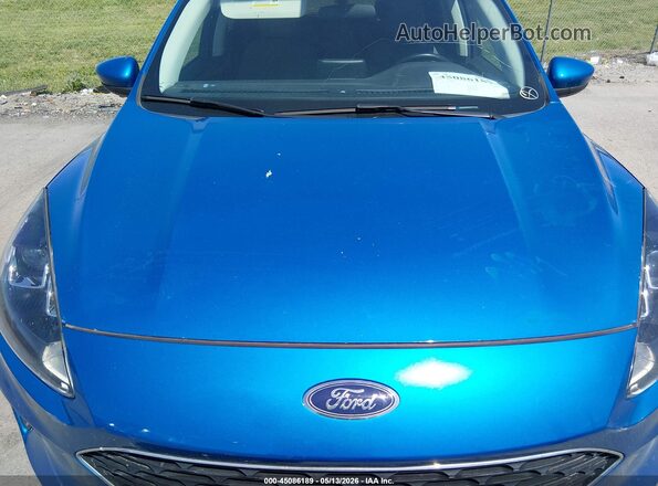 1FMCU0G64MUB01483 2021 FORD ESCAPE Blue Вид спереду