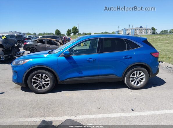 1FMCU0G64MUB01483 2021 FORD ESCAPE Blue Панорамний вид салону 360°