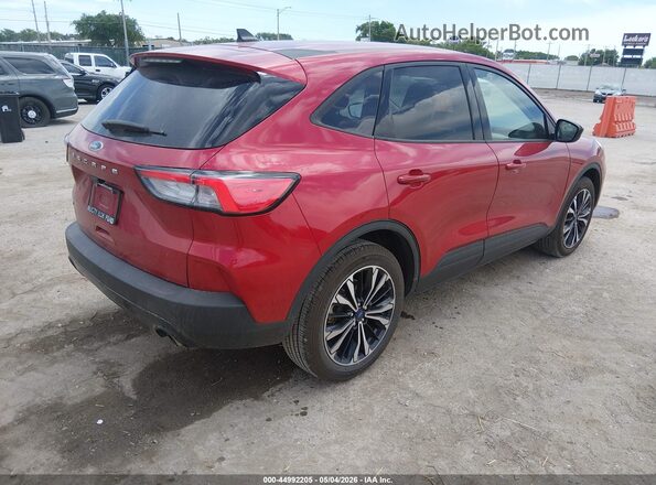 1FMCU0G68NUB93876 2022 FORD ESCAPE Red უკანა მარჯვენა