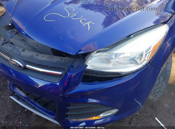 1FMCU0G75GUB04373 2016 FORD ESCAPE Blue Widok z przodu