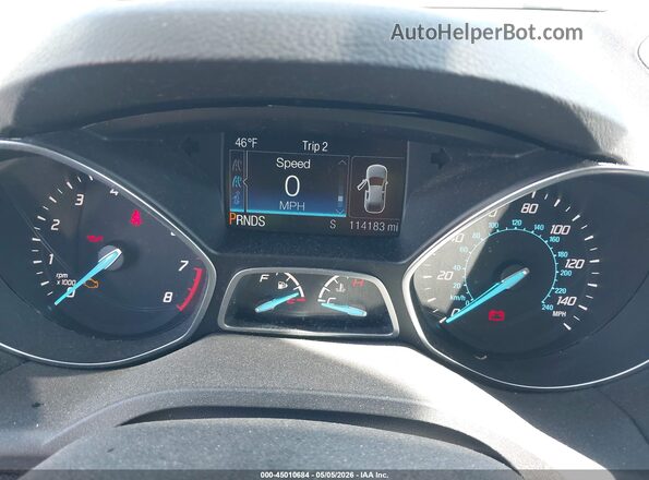 1FMCU0G75GUB72415 2016 FORD ESCAPE Black Vista de los asientos traseros