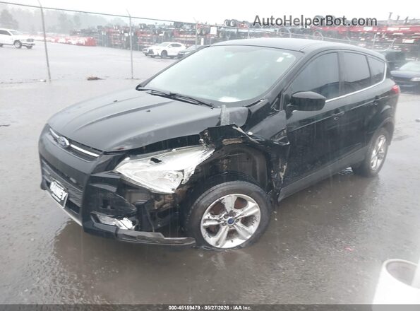 1FMCU0G78GUB53132 2016 FORD ESCAPE Black Առջևի ձախ երեք քառորդ տեսարան