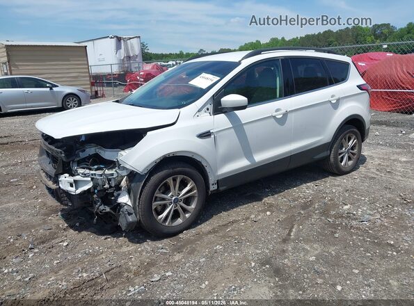 1FMCU0G91JUB49349 2018 FORD ESCAPE White Vista tres cuartos delantera izquierda