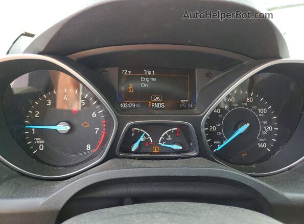 1FMCU0GD0HUE33490 2017 FORD ESCAPE Gray 