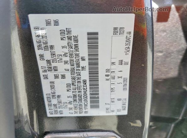 1FMCU0GD0HUE33490 2017 FORD ESCAPE Gray 