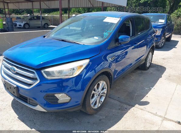 1FMCU0GD0HUE56123 2017 FORD ESCAPE Blue წინა მარცხენა ხედი სამი მეოთხედიდან