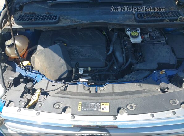 1FMCU0GD0HUE56123 2017 FORD ESCAPE Blue უკანა ხედი